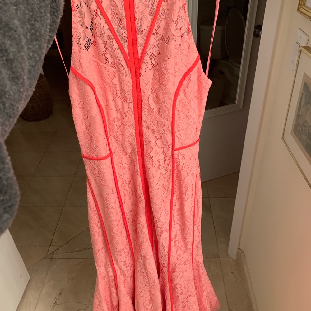 Keepsake dreamers lace midi dress